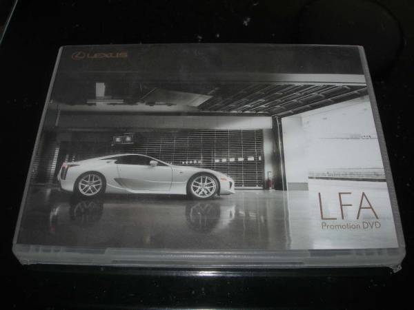  Lexus LFA Pro motion DVD not for sale immediately shipping 