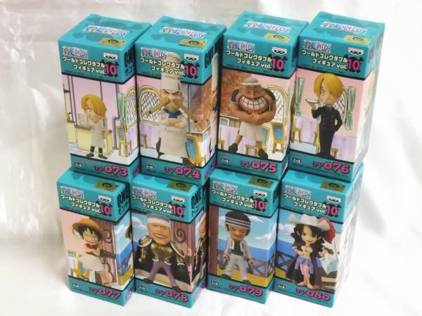 【バンプレスト】ONE PIECE ワンピース WCF ワールドコレクタブルフィギュア vol.10★全8種セット★プライズ景品・新品未開封★国内正規品