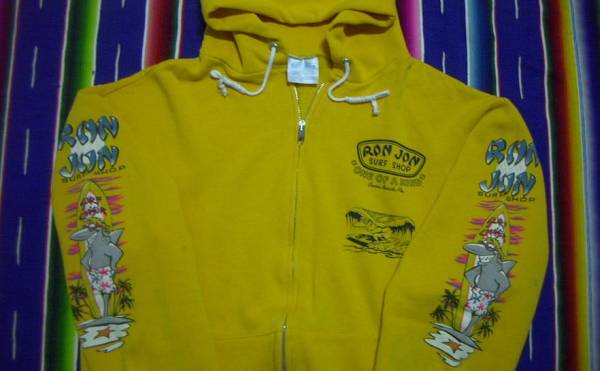 １９８６年制 RON JON FLORIDA HANESロンジョン オールドサーフ サーフィン ヘインズ パーカーMADE IN USA VINTAGE SURFING SURFER DOGTOWN