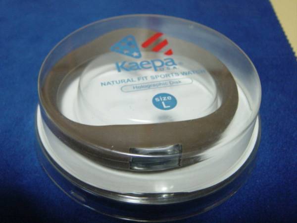 KAEPA　USAのデジタル腕時(shí)計(jì)　ケース付　未使用品　ブラウン