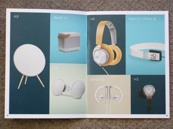 【カタログのみ】B&O PLAY 2014.06 検 BANG&OLUFSEN BEO A H ヘッドホン スピーカー