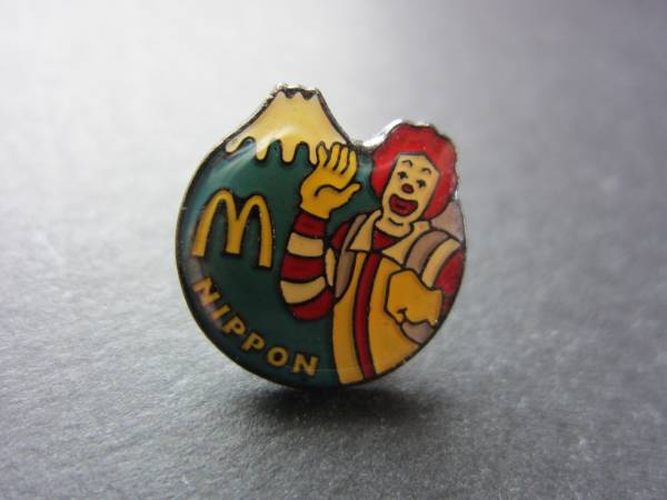 マクドナルド■1985年■セントラル日本■冨士山■ピン■非売品