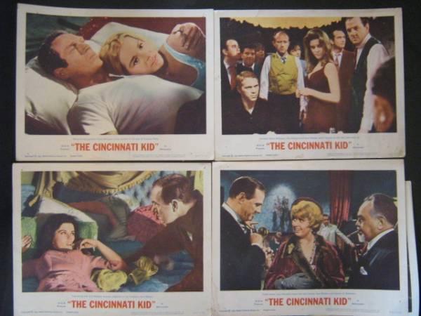シンシナティキッド　米国版.映画ロビーカード 全8枚 1965年　オリジナル版_画像2