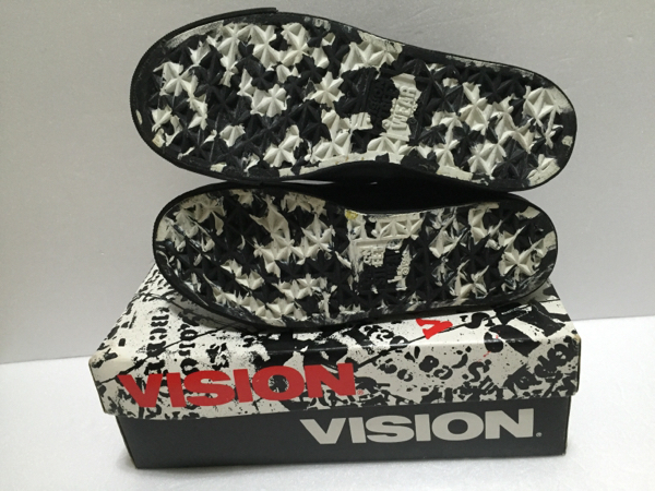  редкость!80s VISION STREET WEAR Vision Street одежда Old Vintage скейтборд спортивные туфли новый товар не использовался товар dead OLD SK8