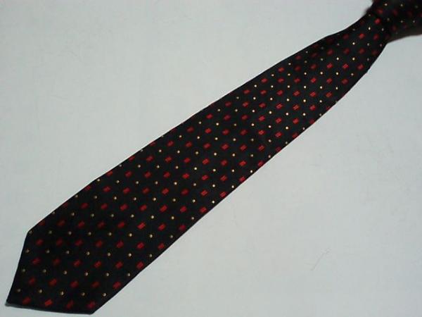  как новый сделано в Японии Person's PERSON\'S галстук ( точка рисунок чёрный цвет оттенок черного 