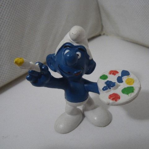 ビンテージ スマーフ PVC フィギュア SMURF b977