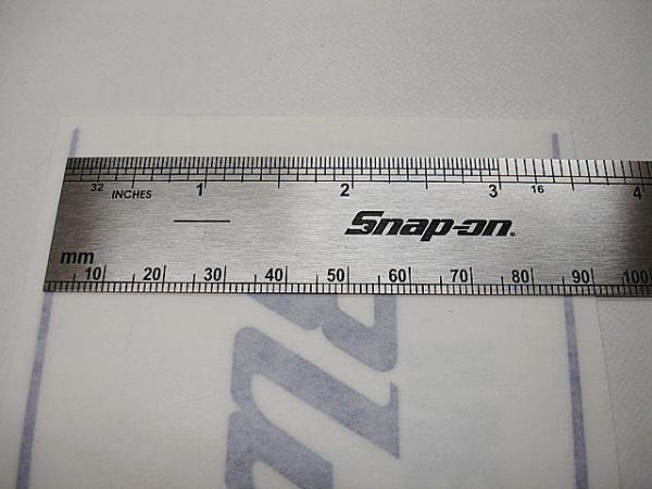  немедленная покупка * Snap-on * разрезные знаки наклейка-логотип (BLUE-POINT)