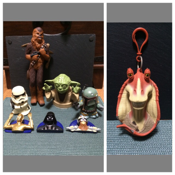 STAR WARS スターウォーズ フィギュア クリップ 洋画グッズ アメリカン雑貨 8点セット