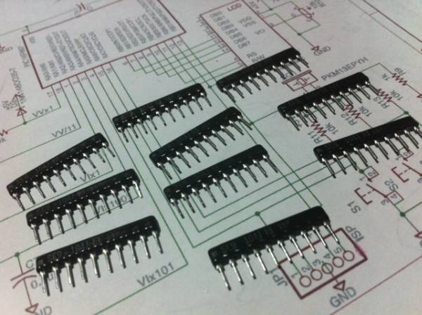  Fukushima . feather resistance a Ray 9 element 100kΩ 100 piece (800)