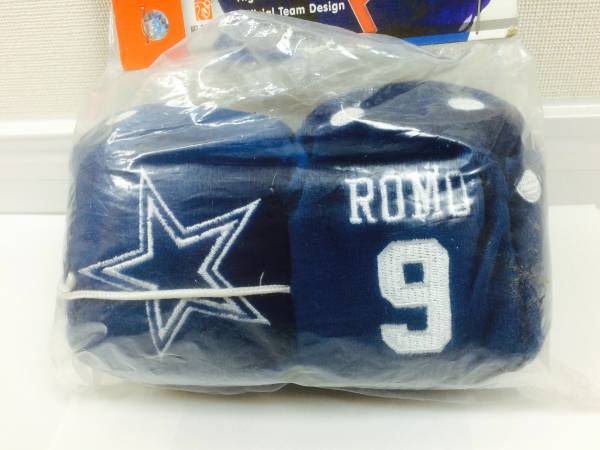 希少★COWBOYS カウボーイズ トニー・ロモ ROMO チカーノ ダイス NFL正規品 さいころ インテリア 愛車 LA仕入れ レア物 新品_画像2