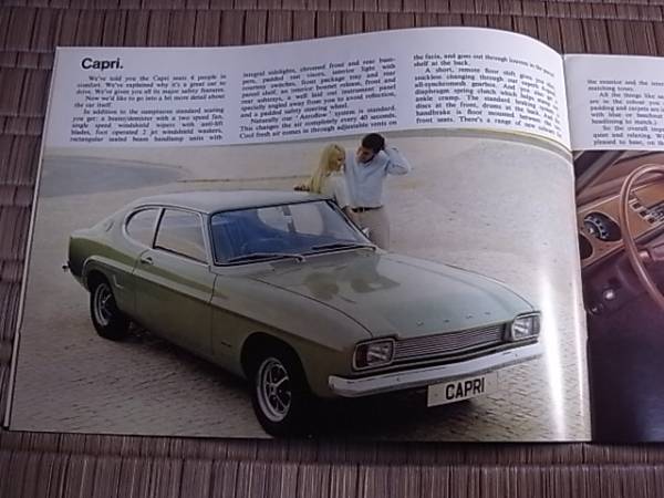 1970 period Ford * Capri synthesis English version catalog 