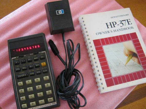 【電卓】ヒューレットパッカード HP37E ビジネス電卓 USA_画像1