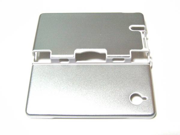  Nintendo NDS-i protection metal metal storage case cover [ new goods ] silver d