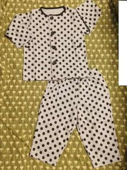 【激安】CANDY POEM 長(zhǎng)袖パジャマ　新品　90　ホワイト　ドクロ