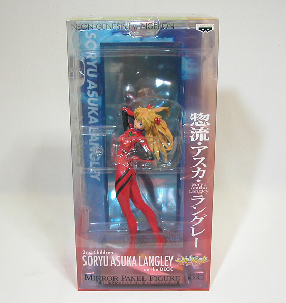 新世紀エヴァンゲリオン／一番くじ ミラーパネルフィギュア-惣流?アスカ?ラングレー- ／管LZTQ
