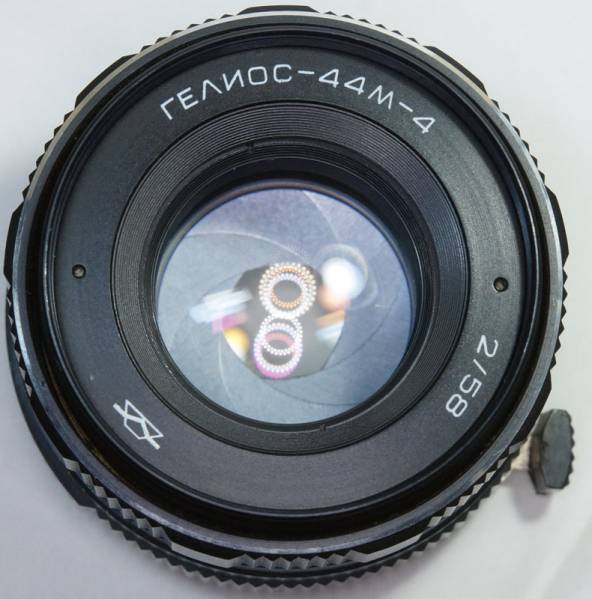 ソ連 KMZ制 HELIOS-44M-4 2/58 A/M切替付 M42 レア 112NR-292 キリル文字 1982年