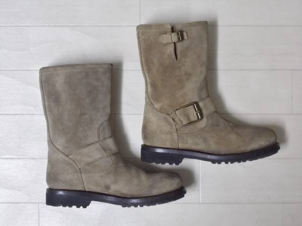 ◆送料込◆BUTTERO ブッテロ スウェード エンジニアブーツ B2934 TOFANE DONNA ビブラムソール 39 ITALY イタリア制 スエード 未使用 新品