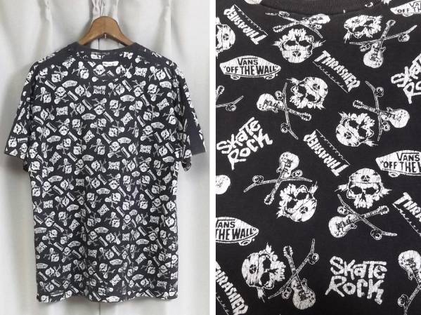 希少 VANS バンズ × THRASHER スラッシャー Tシャツ スケート 希少 VANS バンズ × THRASHER スラッシャー Tシャツ スケート