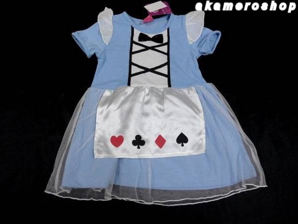  быстрое решение * тайна. страна. Alice Disney* становится .. короткий рукав One-piece с биркой [110cm] Kids преображение *