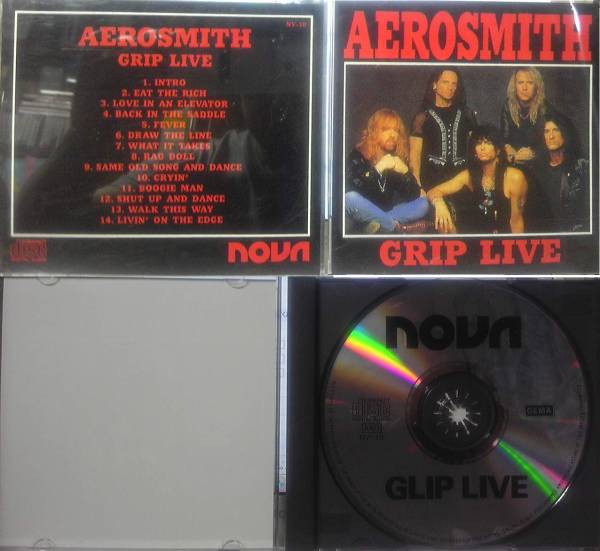 CD4枚 GRIP LIVE, DONE WITH MIRRORS, STEVEN TYLER LOVE LIVES, CLASSIC AEROSMITH_画像1