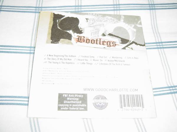 GOOD CHARLOTTE 「BOOTLEGS」 サイト限定盤_画像2