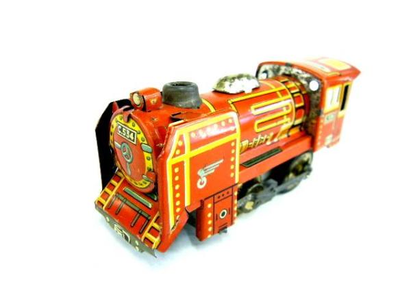 '50年代【三橋製*ニビ色*赤い汽車*フリクション】