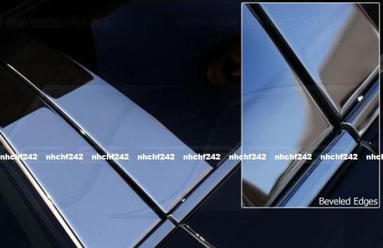 即納06-12 2006-2012メルセデスベンツGLクラスX164 ステンレス鏡面クローム ピラー ポスト カバー トリム10Pセット エアロ スポイラーgl550_画像2