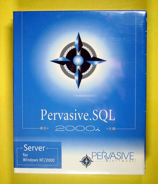 【9】 4521889024964 エージテック Pervasive.SQL 2000i Server for Windows NT/2000 パーベイシブ 新品 データベース ソフト AG-Tech_画像1