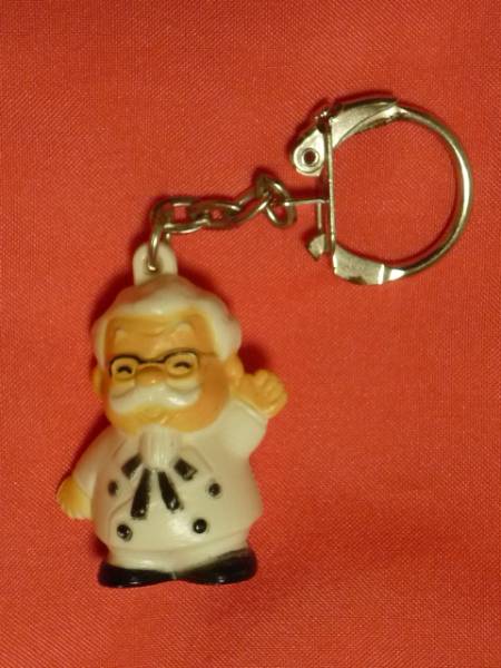  ultra rare! Kentucky Fried Chicken Uncle Colonel mascot key holder 