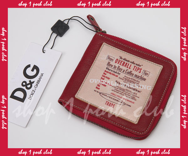 D&G* Dolce&Gabbana [DP0028] машина f половина * кошелек * вино красный 