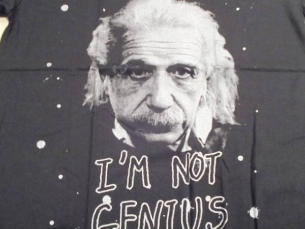 アインシュタイン I M Not Genius ｔシャツ L イラスト キャラクター 売買されたオークション情報 Yahooの商品情報をアーカイブ公開 オークファン Aucfan Com