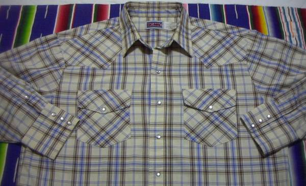 １９８０S BIG MAC JC PENNEY ビッグマック ウェスタンシャツ ビンテージ MADE IN USA VINTAGE WESTERN SHIRTS COWBOY HOTROD CHOPPER FORD_画像2