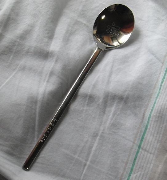  immediately successful bid * stainless steel bibimbap spoon KK* yakiniku tableware 
