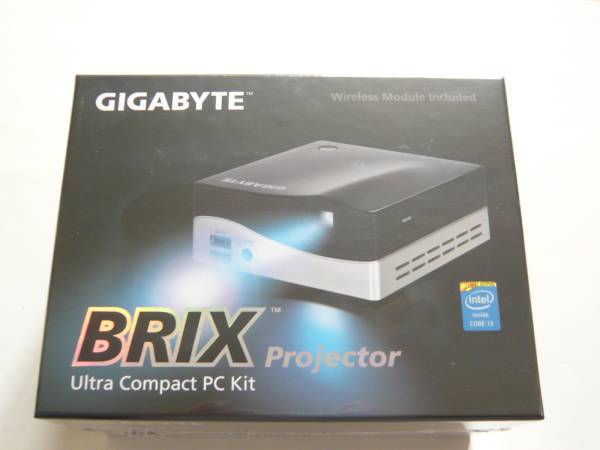 新品★GIGABYTE★プロジェクター搭載BRIX Corei3★GB-BXPI3-4010