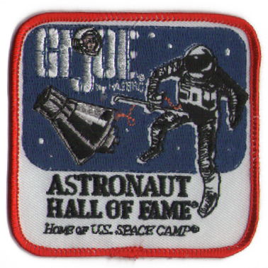GI Joe astronaut embroidery badge ( patch )