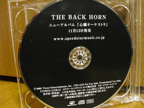 非売品 2CD バックホーン BACK HORN 未来 心臓オーケストラ / 涙がこぼれたら 世界樹の下で 夕暮れ 夏草の揺れる丘 ワタボウシ ぬくもろ歌_画像2