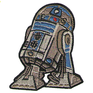 スター・ウォーズ　Ｒ２－Ｄ２　刺繍ワッペン（パッチ）