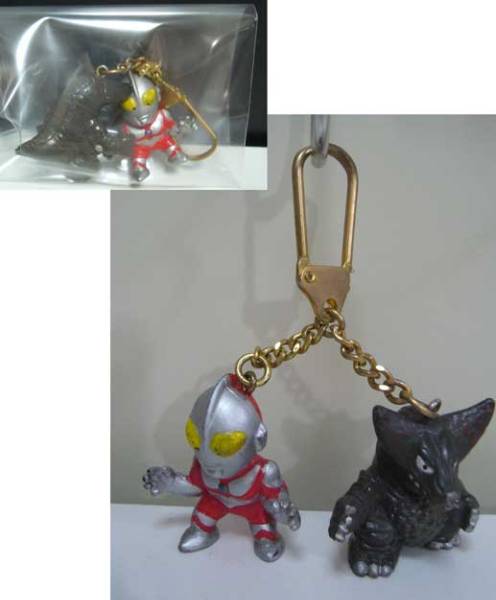 ウルトラマン＆ゴモラ/キーホルダー/ビンテージ/1993年産★新品