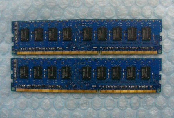 cb4 DDR3 1333 PC3-10600E ECC 2GB ELPIDA 2枚 合計(jì)4GB 在庫3