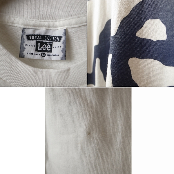 USA制 90s ヴィンテージ Lee ロゴ Tシャツ M 白 / リー 企業(yè)　+