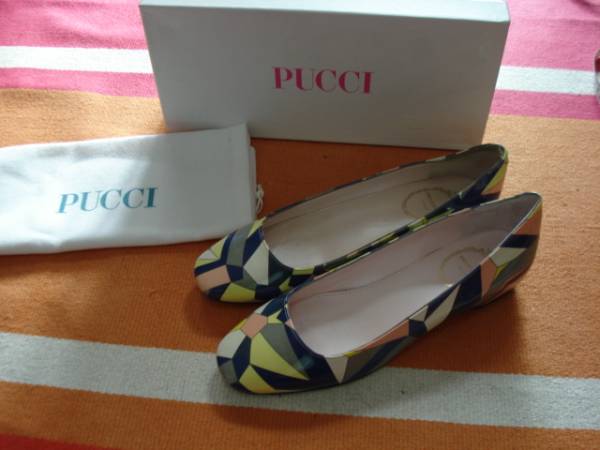  новый товар сделано в Италии ограничение! Emilio Pucci шлепанцы /PUCCI в Японии не продается US покупка 