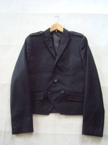 バレンシアガ ブラックジャケット size46 ナポレオンジャケット