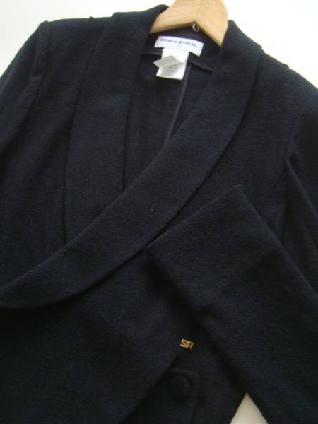 SONIA RYKIEL フランス製ブラックジャケット sizeT40_画像2