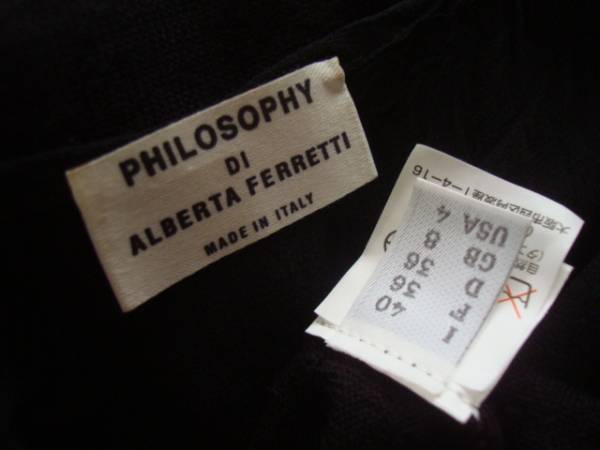 PHILOSOPHY DI ALBERTA FERRETTI レイヤードセーター size40_画像3