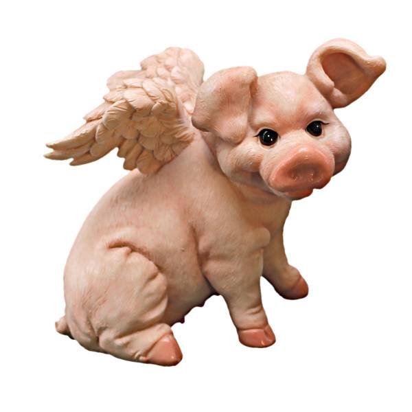 お得】 子豚の天使 ブタさんの小物置物飾りアクセントフィギュア雑貨