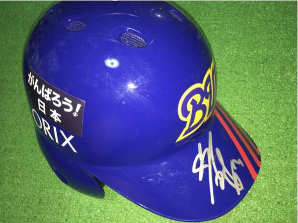 ORIX3 李 イ スンヨプ’11実使用 復刻 直筆サイン入りヘルメット