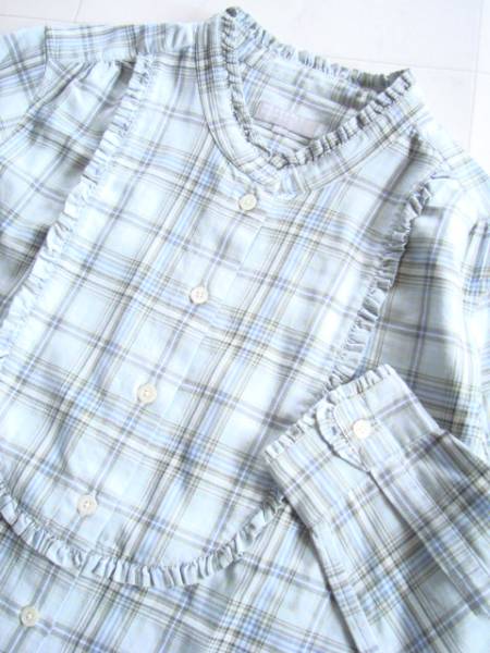  Margaret Howell оборка есть рубашка с длинным рукавом size2 MHL
