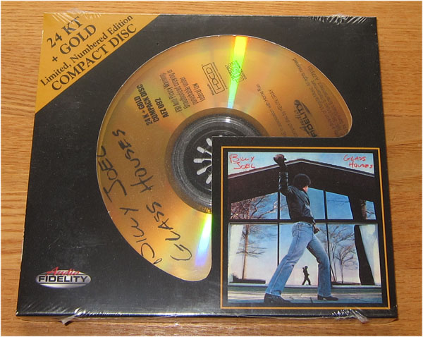 入手困難! Audio Fidelity 高音質 24KGOLD CD BILLY JOEL/GLASS HOUSE DCC-