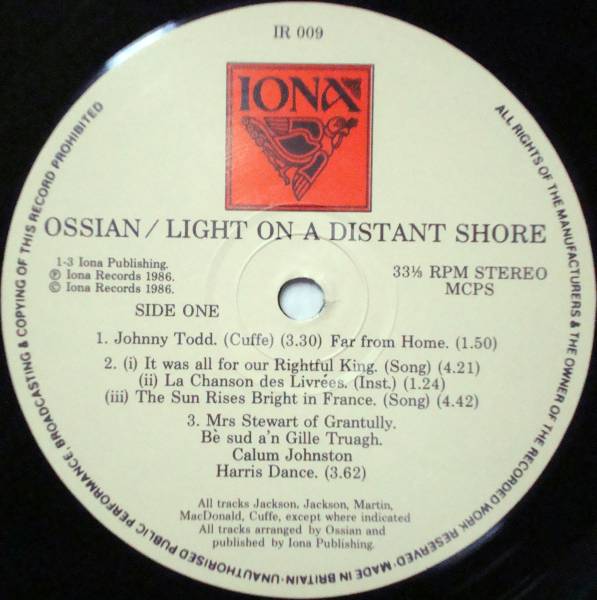 *OSSIAN/LIGHTS ON A DISTANT SHORE (UK LP)