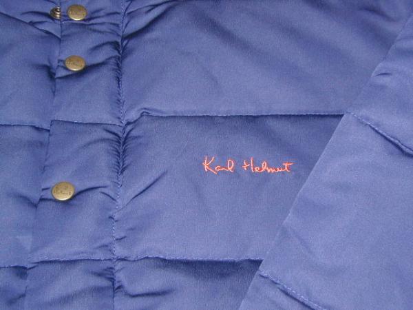 カールヘルム　Karl Helmut　ダウンジャケット（ブルー色）Lサイズ　新品　たたみしわ折りしわあり_画像2